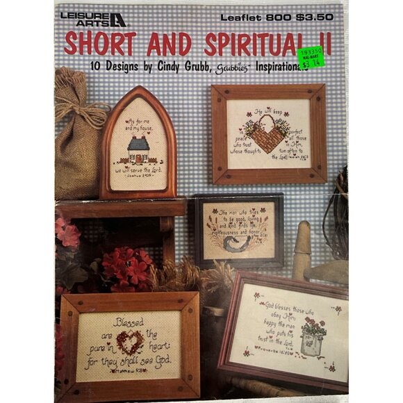 Set Of 6 Christian Cross Stitch Pattern Leaflets By Leisure Arts & Praying Hands - Picture 4 of 7